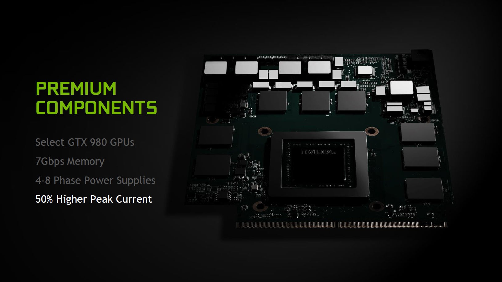 NVIDIA công bố thông số kỹ thuật GeForce GTX 980 dành cho notebook