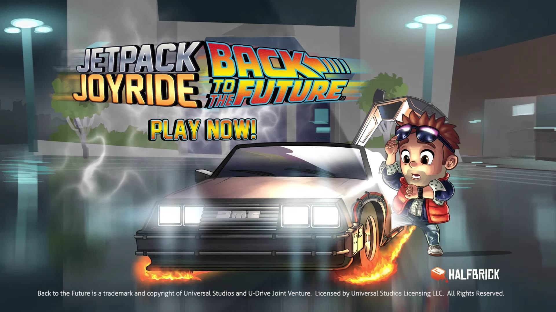 Back to the Future has invaded Halfbrick's "Jetpack Joyride"