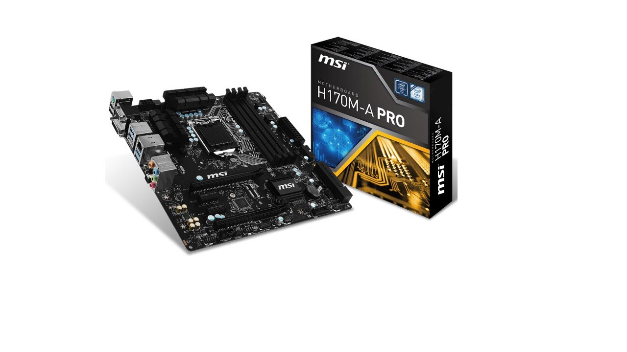 MSI giới thiệu bo mạch chủ "H170M A Pro Gaming" chuẩn M-ATX