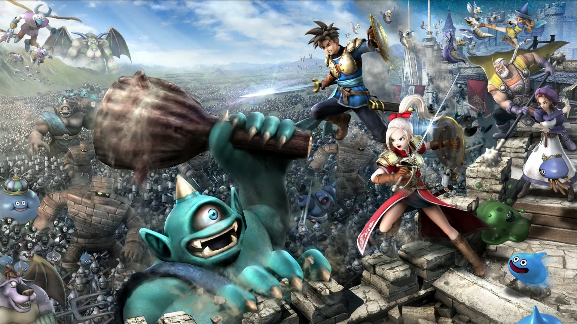 Game Infographic – Giới thiệu nhân vật trong Dragon Quest Heroes!