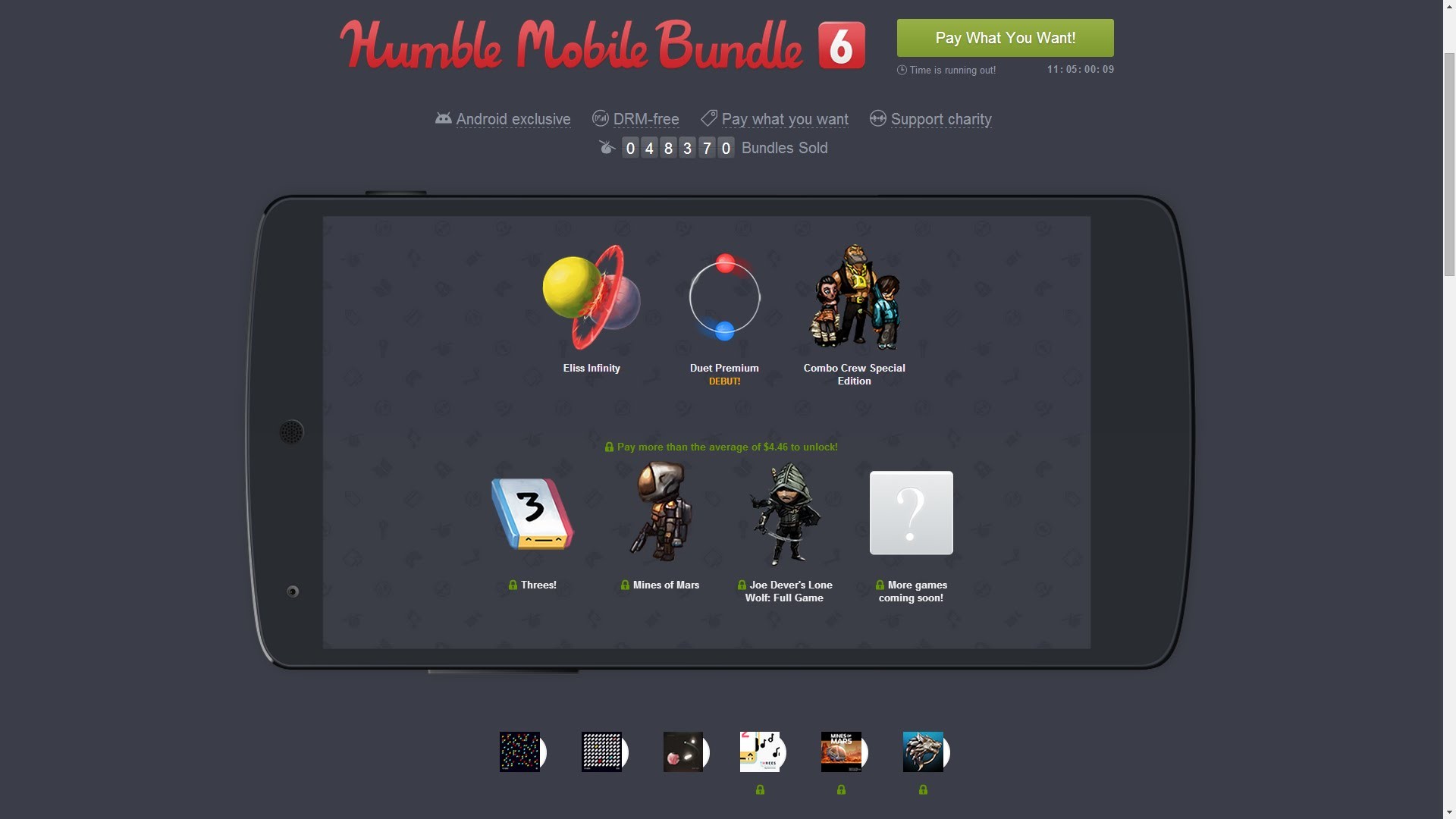 Hãng Kemco ra mắt gói game “6 món” qua Humble Mobile Bundle