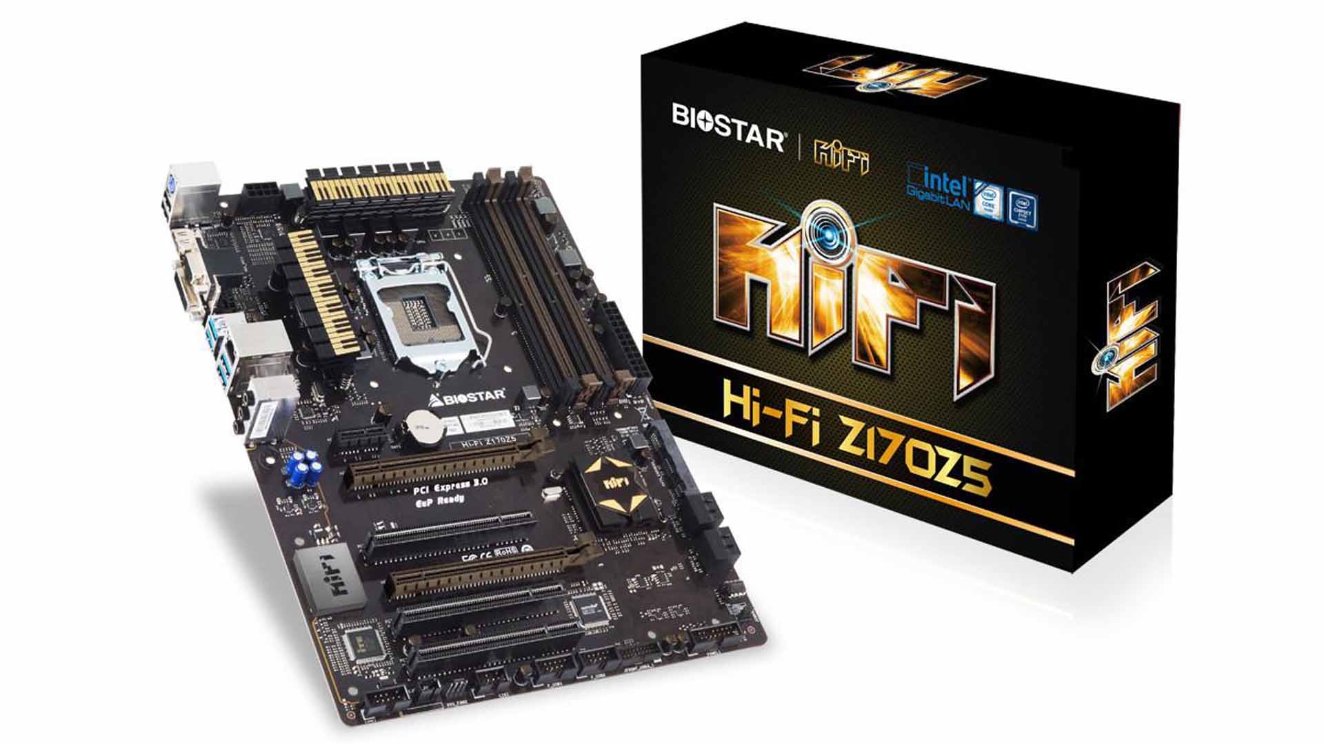 Biostar Hi-Fi Z170Z5 hỗ trợ cả DDR4 lẫn DDR3