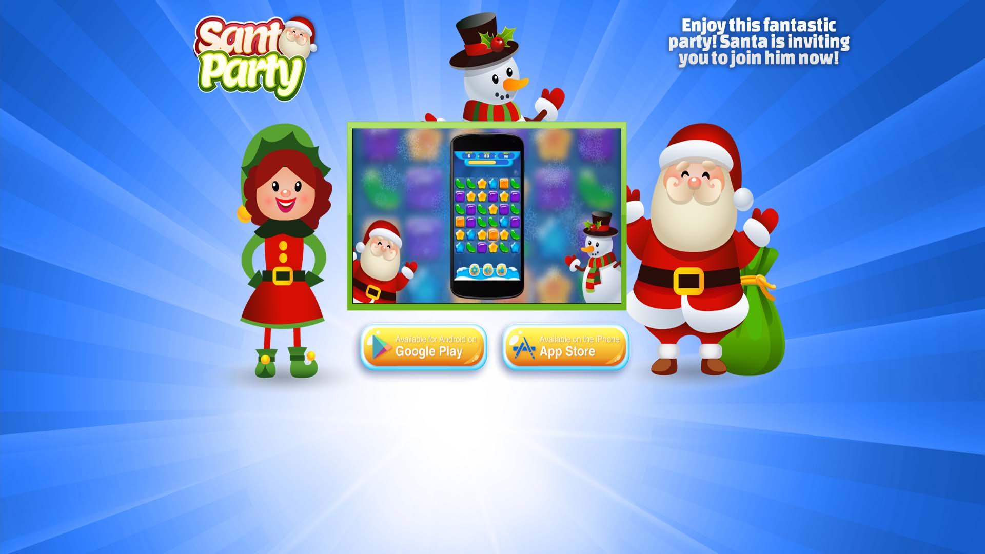 Santa Party: Xmas Crush Saga – tựa game mang màu sắc Giáng sinh đã ra mắt