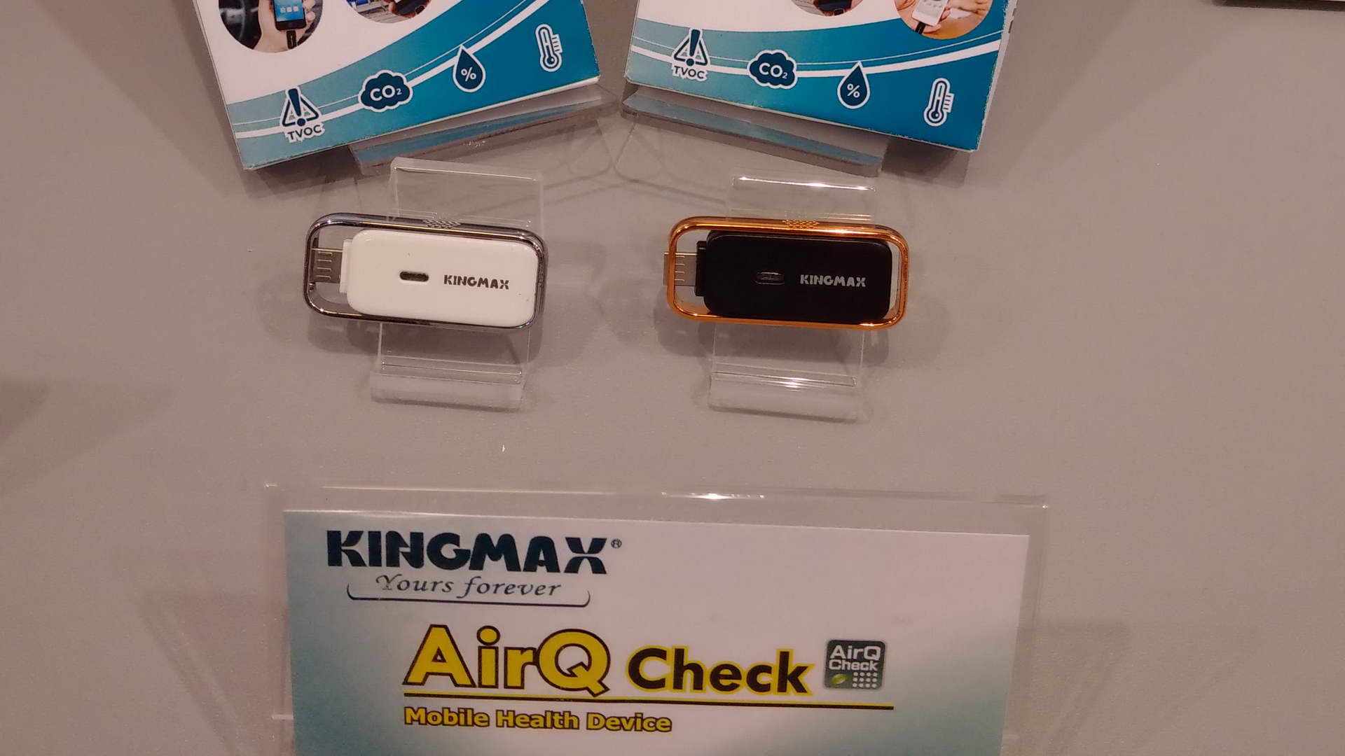Kingmax giới thiệu thiết bị kiểm tra chất lượng không khí AirQ