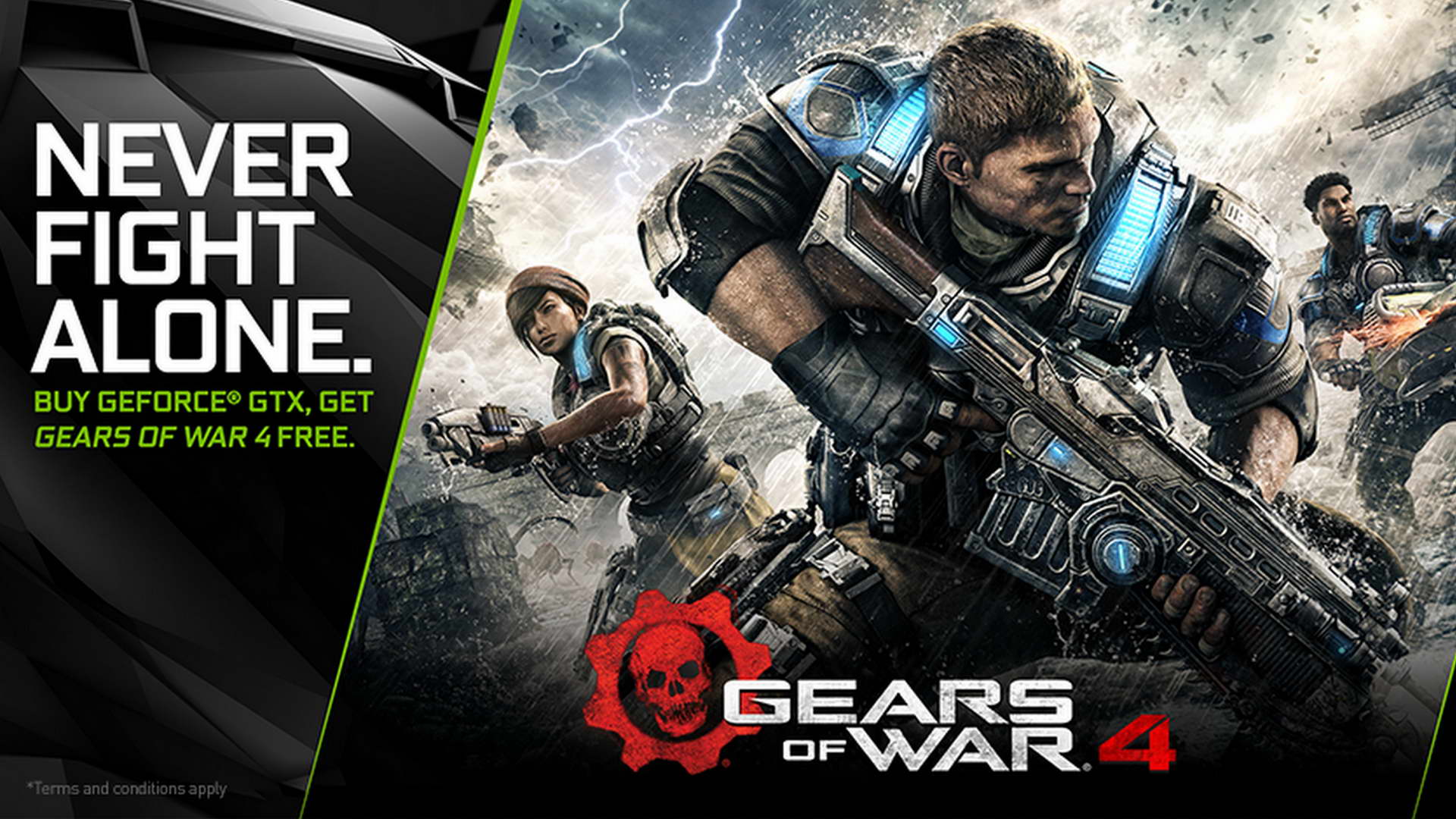 Nhận miễn phí Gears of War 4 khi mua card đồ họa NVIDIA