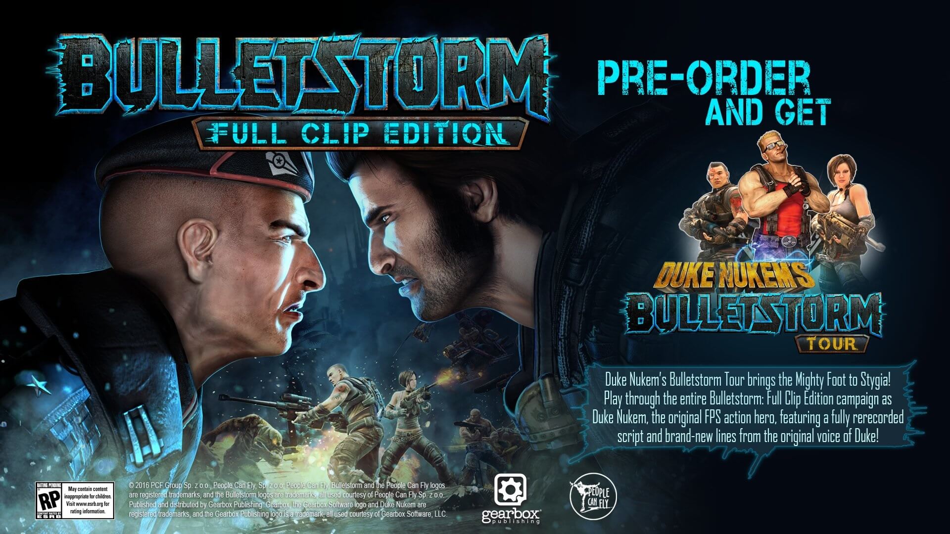 Bulletstorm: Full Clip Edition hẹn người hâm mộ vào 2017 - Tin Game