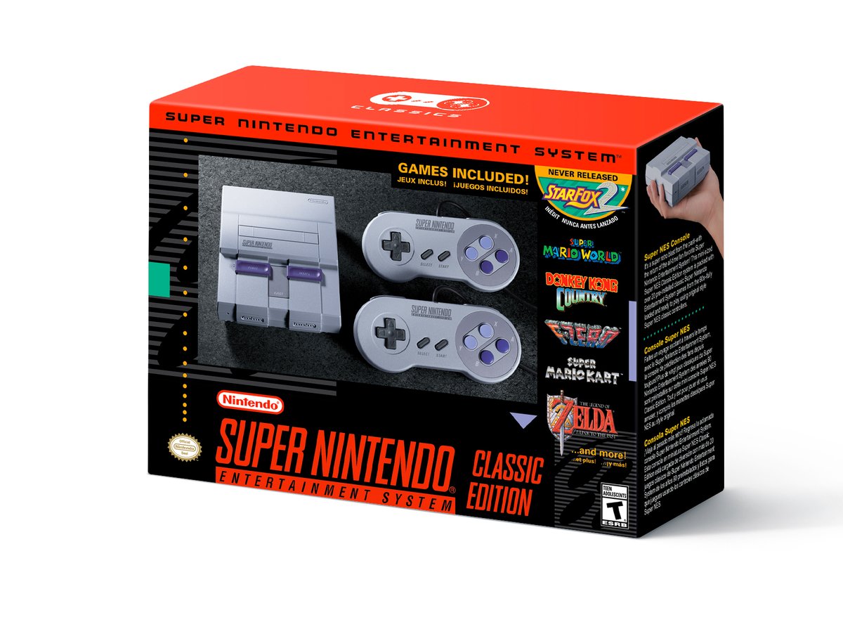 Nintendo "tái sinh" SNES với SNES Classic Edition cùng Star Fox 2 - Tin Game